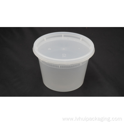 16oz PP Soup Containers with Lids